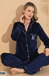 Victoria’s Secret uzun kollu kadife pjima